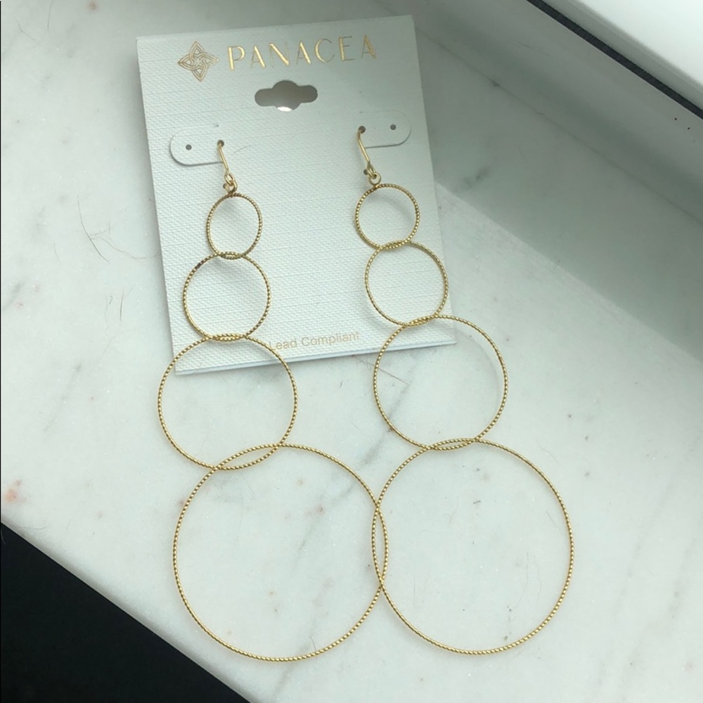 Circle Drop Earrings